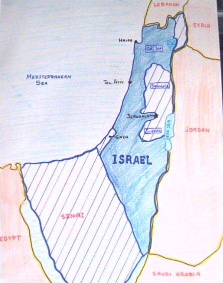 Israel map