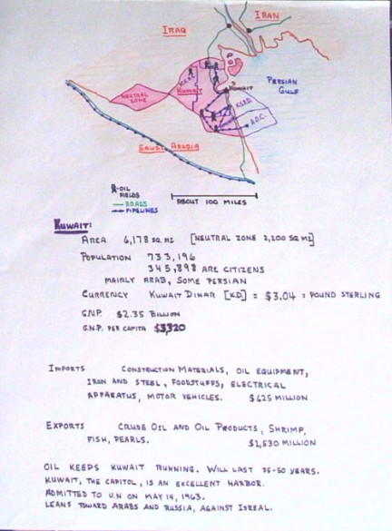 Kuwait map